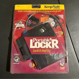 Portable Safe Lock Brand Cable Locker Keep/Safe By Sentry NEW Sealed
